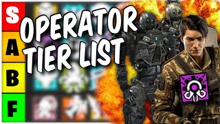 Official Operator Tier List For Operation Twin Shells Y9S3  Rainbow Six Siege 2024 [upl. by Urian876]