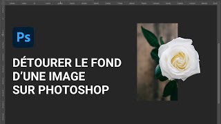 Comment enlever le fond d’une image sur Photoshop [upl. by Rehttam559]