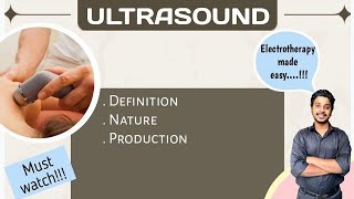 Ultrasound part1  Production of ultrasound  electrotherapy  physiotherapy [upl. by Caprice457]