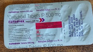 cefadroxil 500 mg tablets review in Hindi  cefadrox tablets [upl. by Aziul]