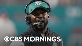 Former Dolphins head coach Brian Flores on his lawsuit alleging race discrimination at NFL [upl. by Enayd]