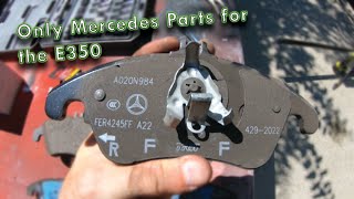 How To Change The Front and Rear Brakes on a 20102016 E350 [upl. by Oivalf]