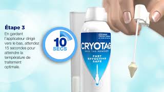 Traitement des acrochordons avec Cryotag Skin Tag Remover [upl. by Mollie]