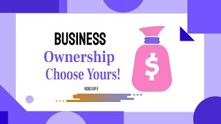 Business Ownership Types Of Businesses 4 of 11 Partnerships [upl. by Iruyas]