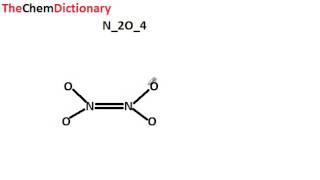 Lewis Dot Diagram N2O4 Dinitrogen tetroxide [upl. by Htaras]