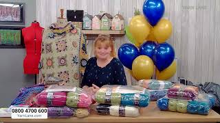 Yarn Lane – 13022022 – It’s Rebecca’s Birthday Yarn Lane show with Jane Crowfoot Crochet Blankets [upl. by Ainslie902]