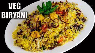 Veg Biryani Recipe in Nepali  यसरि बनाउनुस घरमै भेजीटेबल बिरयानी  Vegetable Pulao at Home [upl. by Allerie]