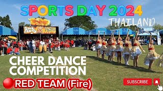 👯CHEERDANCE COMPETITION  Elementary Level 🔴RED TEAM  Thailand [upl. by Lanti]