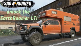 snowrunner earthroamer LTi how to unlock season14 [upl. by Wenger251]