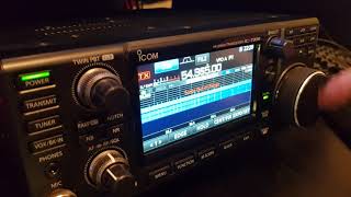 Icom IC7300 wide band modification [upl. by Retse]