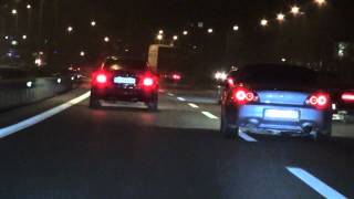 BA Civic Type R vs E46 M3 SMG997 Carrera 4S [upl. by Ecinaej15]