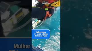 Mulher é resgatada no Japão após 37 horas à deriva no mar  SBT Brasil 110724 [upl. by Dream]