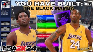 The BEST Kobe Bryant Build on 2K24 Build Tutorial and Mini Montage [upl. by Chernow]