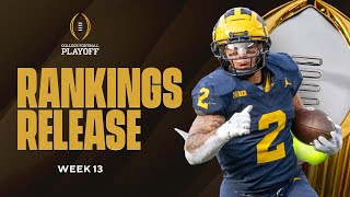 Penultimate CFP Rankings Release Ohio State DROPS FOUR spots Oregon moves UP to No 5  CBS Sports [upl. by Licec]