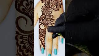 Filling Mehndi With Easy Steps ❤️ mehndi shortvideo [upl. by Yalcrab386]