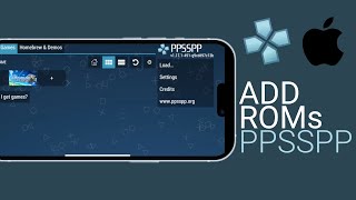 Howto Add ROMs to PPSSPP Emulator for iOS iPhoneiPad [upl. by Nollad]