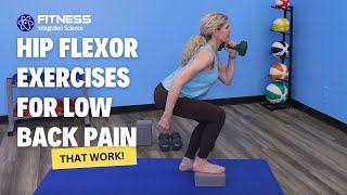 Best Hip Flexor Exercises For Low Back Pain [upl. by Attiuqaj]