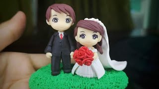 How to Make a Wedding Cake Topper  Groom [upl. by Eelyek263]