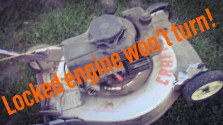 DIY Unseize a Locked Up Small Engine [upl. by Eltsirc]