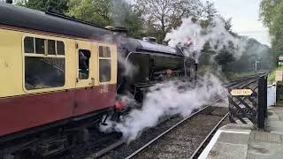 Repton 926 departing Goathland [upl. by Eytteb]