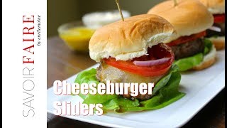 How to make Cheeseburger Sliders  SAVOIR FAIRE by enrilemoine [upl. by Rebm253]