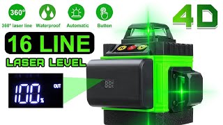 16 Lines 4D Laser Level [upl. by Ricardama]