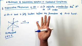 Mechanism of substitution reaction in octahedral complexes [upl. by Kciredec341]