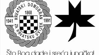 DOMOBRANSKE PJESME Tamburaški orkestar i muški zbor HRTa  JURIŠNA BOJNA [upl. by Jacques]