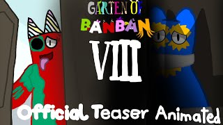 Garten of Banban 8 Official Trailer Animated Lazy Animation [upl. by Natsirk490]