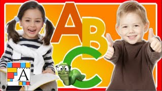 🎵 🎶ABECEDARIO en INGLES para niños LENTO  abc animals song  CANCION DEL ALFABETO🎵 🎶 [upl. by Sirref566]