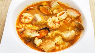 Sopa de marisco y pescado [upl. by Nivrae]