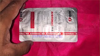 Aceclofenacparacetamol ampchlorzoxazone tablets 💊 AIOFENACMR how to use sideefect info हिंदी में [upl. by Ikiv699]