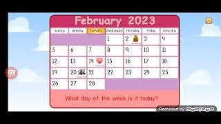 Starfall Calendar is Tuesday February 21 [upl. by Madora]