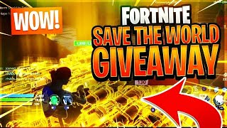 Save The World Giveaway Inventory fill infinite rejoins [upl. by Juback]