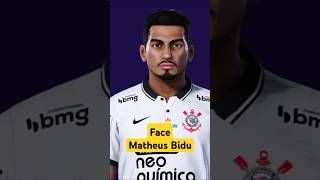 Face Matheus Bidu Corinthians PES 21 matheusbidu matheus corinthianspaulista corinthians [upl. by Jany]