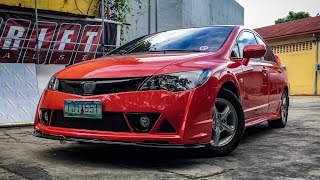 Axleback exhaust system on a 2008 Honda Civic [upl. by Assiran248]