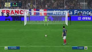 FRANCJA  ARGENTYNA  RZUTY KARNE  FIFA 23 [upl. by Celisse]