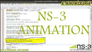 1 NS3 Basics NetAnim in firstcc [upl. by Aiht857]