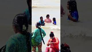 Cox’s Bazar Sea Beach shorts Video shortsvideo shortfeed beach funny travel [upl. by Saidel]