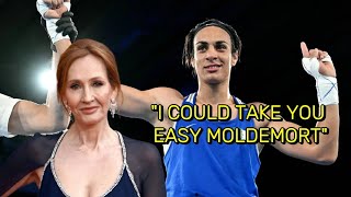 Imane Khelif Challenge Transphobe JK Rowling To A Boxing Match [upl. by Eceinehs]