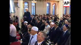 Russian muslims celebrate KurbanBairav or Eid alAdha [upl. by Atter784]