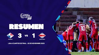 Resumen  Panamá vs Costa Rica  202324 Concacaf Nations League [upl. by Hannad547]