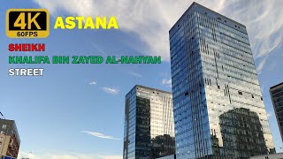 Strolling in Astana 🇰🇿 October 2024 Sheikh Khalifa bin Zayed AlNahyan street [upl. by Cordula]