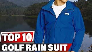 Golf Rain Suit ✅ Best Golf Rain Suits 2024 Buying Guide [upl. by Akemit]