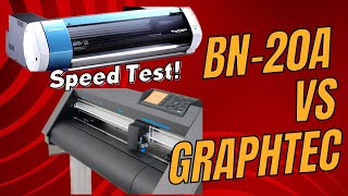 CUTTING SPEED COMPARISON ROLAND BN20A VS GRAPHTEC CE7000 [upl. by Kciv]