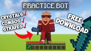 The Best Minecraft PVP practice Bot Map for all versions minecraft [upl. by Merrily]