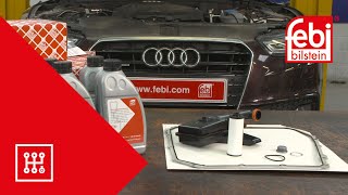 EN Audi 7Speed DirectShift Transmission Oil amp Filter Replacement [upl. by Jews785]