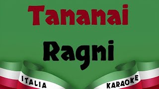 Tananai  Ragni Karaoke Versione Italia Karaoke [upl. by Ordisi]