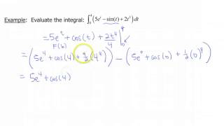 Screencast 443 Fundamental Theorem of Calculus with exponential functions [upl. by Gerstner]