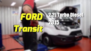 Ford Transit 22L Turbodiesel  Dyno test after Custome ECU remap [upl. by Bowrah]